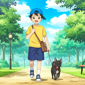 木陰としっぽと夏の約束