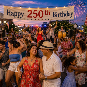 Hey Hey Hey Happy 250th Birthday, USA (Caliente Flavor)