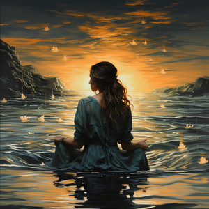 Paz Gentil Del Arroyo Junto Al Agua