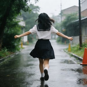 雨天漫步