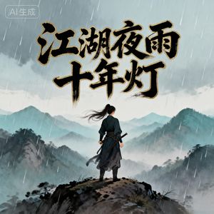 江湖夜雨十年灯