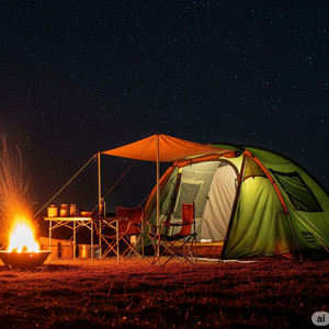 キャンプの夜