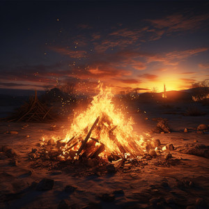 Firelight's Soothing Cradle Song