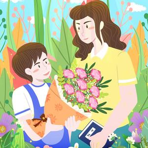 阳光下的树苗 杨飞飞