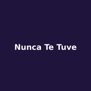 nunca te tuve