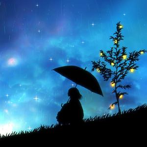 在晚上七点的操场上听歌时吹到了柔软的晚风