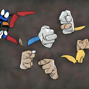 Rock Paper Scissors Lolly