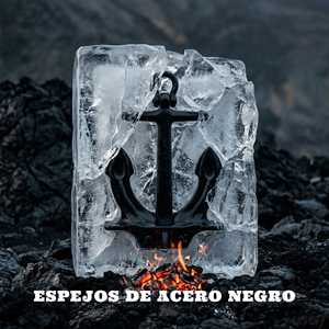ESPEJOS DE ACERO NEGRO