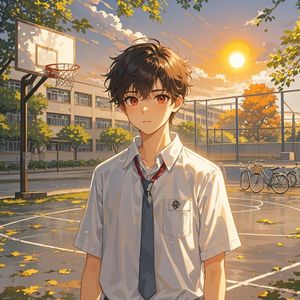 晚风吹过旧操场