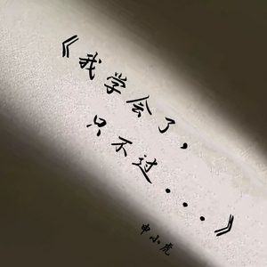 我学会了，只不过