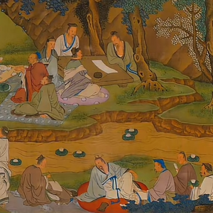 桃花庵遇仙记（唐寅·明）