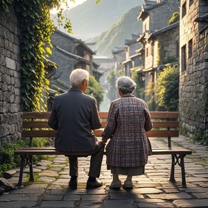 山城晚风遇故人-马维国