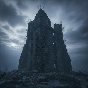 Torre em ruinas