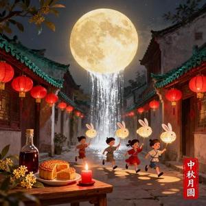中秋月圆
