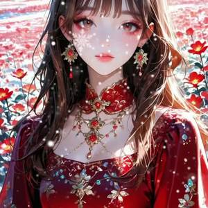 雪が降る前に、赤だけ─シクラメン─ by 桜子