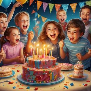 Het allermooiste kinderfeestje! Verjaardagsliedjes! | Kinderliedjes!