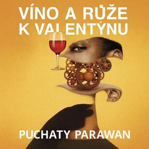 Víno a růže k Valentýnu