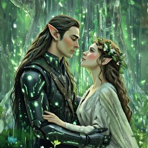 Violet Fog in the Mushroom Mycelium