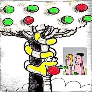 La vida de Adán se vuelve cada vez más difícil! Su halo descomunal lo inquieta y lo lleva a una profunda melancolía: a los 33 años muere de cáncer...