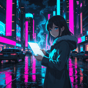 未来郵便の朝焼け