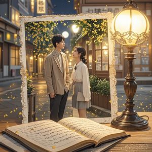 旧照片里的月光