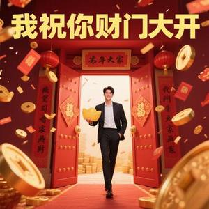 我祝你财门大开