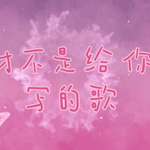 才不是给你写的歌