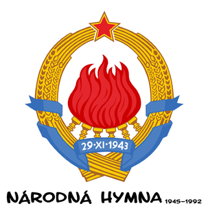 YU - Socialistická Federatívna Republika Juhoslávia - Hej, Slováci - Juhoslovanská Hymna 1945-1992 (Inštrumentálne)