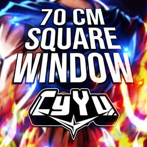 70cm Square Window (From "Dragon Ball Super")