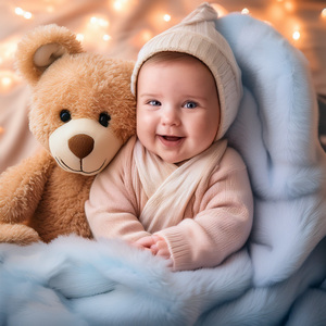 Little Feet On The Soft Carpet