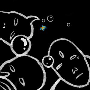 在一个灯火通明的晚上我们逃出了地球