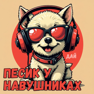 Песик у навушниках