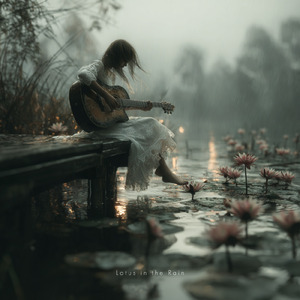 Lotus in the Rain