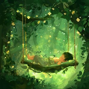 婴儿5分钟睡觉催眠曲（羊水流动声+妈妈心跳）