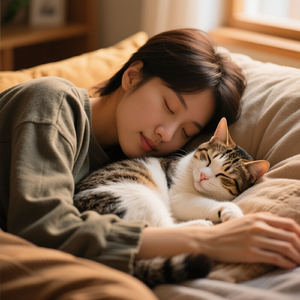 The cat who loves