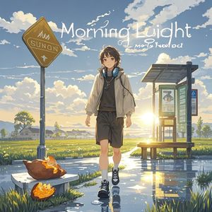 路牌上的晨光-碧雪丹心