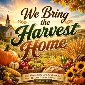 We bring the harvest home today
