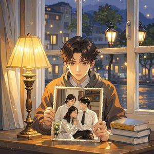 旧照片里的晚风