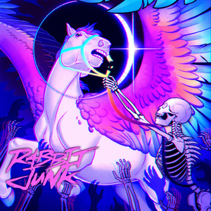 Blacklight Rainbow Pegasus
