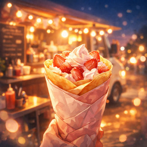 明日からダイエットするからクレープ食べる