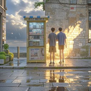 巷口雨停
