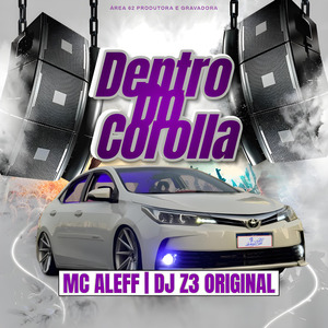 Dentro do Corolla