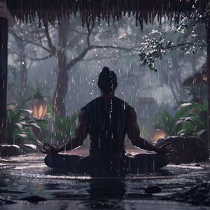 Lluvia Relajante Sobre Un Techo De Hojalata