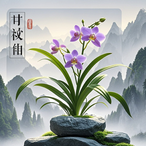 兰花忆佳人
