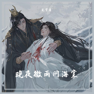 晚夜微雨问海棠