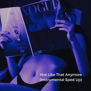 Not Like That Anymore (Instrumental Sped Up)