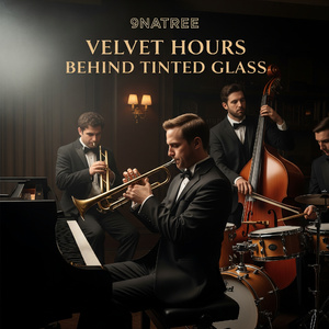 Golden reflections trace faces at closing time