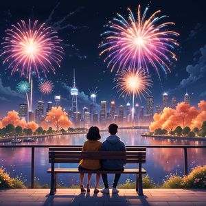 Feuerwerk der Nacht