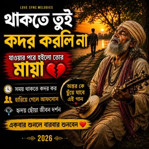 থাকতে তুই কদর করলি না | Thakte Tui Kodor Korli Na I যাওয়ার পরে হইলো তোর মায়া | Baul Gaan