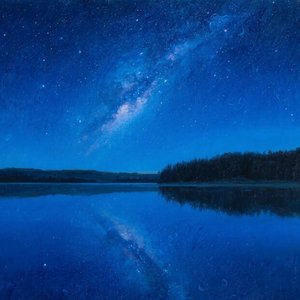 枕着银河听诗入眠